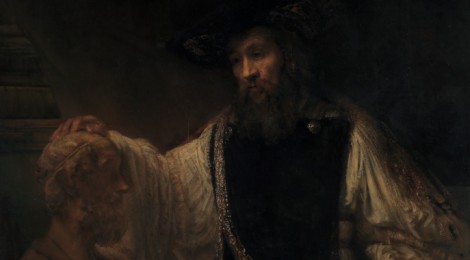 Aristotle with a Bust of Homer by Rembrandt